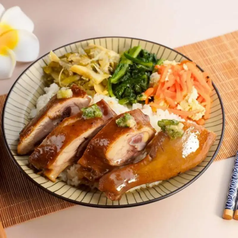 粵味軒 Rose Soy Sauce Chicken Leg Rice