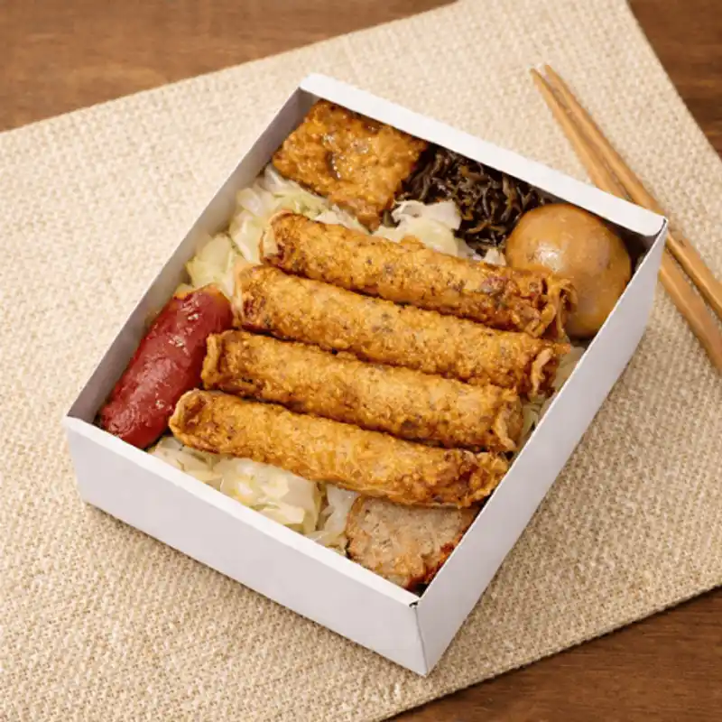台富便當 海味蝦捲飯