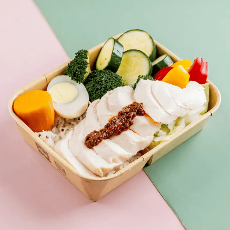 穗飽飽 川味辣醬雞胸餐盒