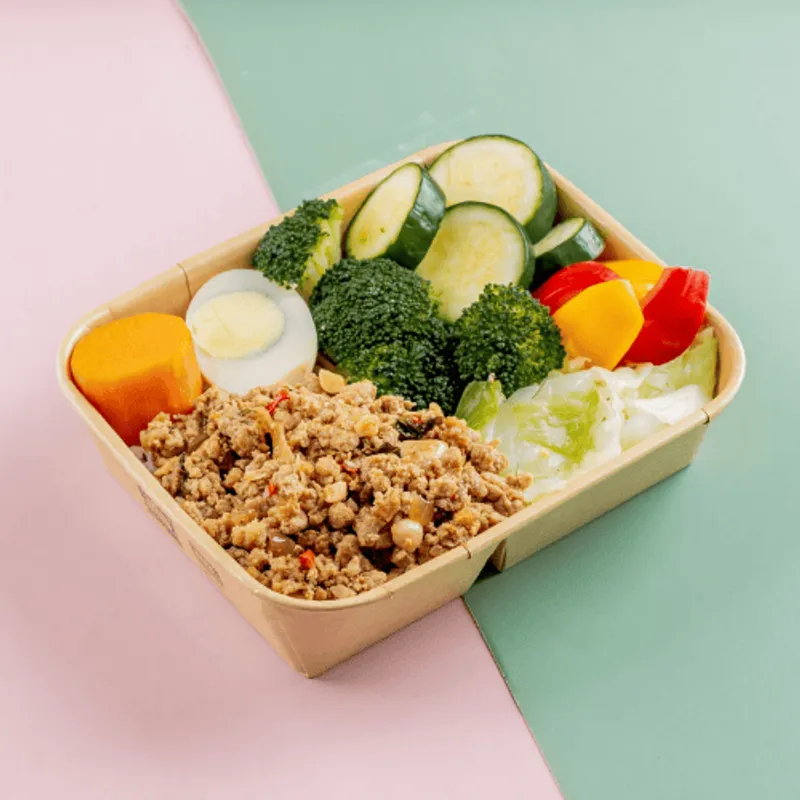 穗飽飽 泰北香料打拋豬餐盒