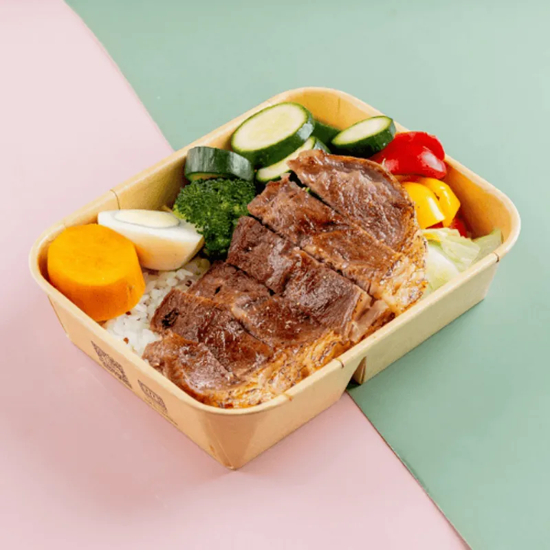 穗飽飽 炙烤板腱牛排餐盒