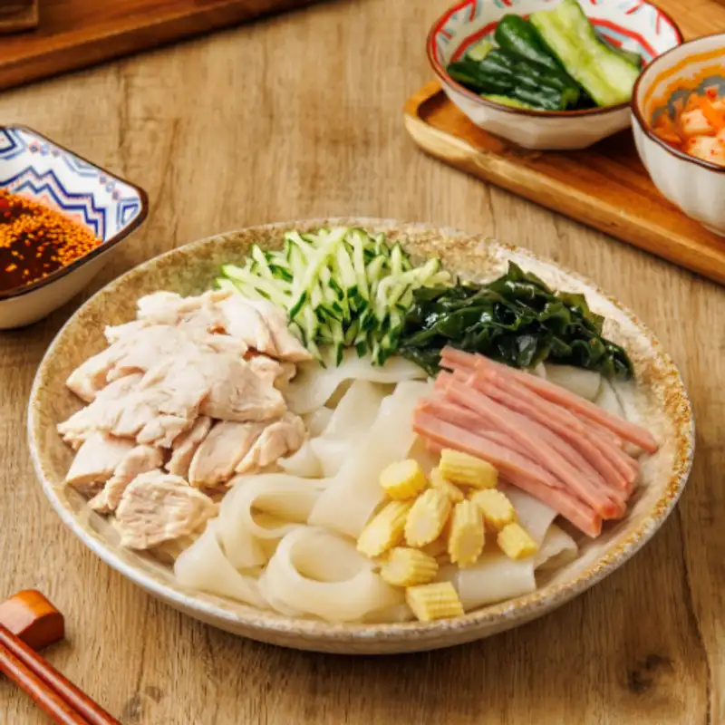 麻媽家 嫩雞彩盒涼皮